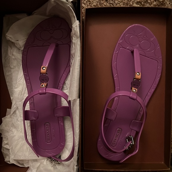 Coach womens picadilly jelly size 7M - Picture 2 of 5